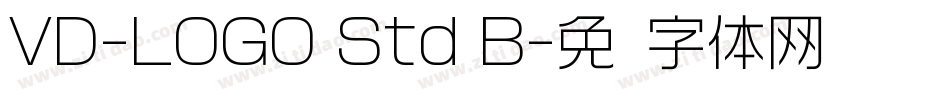 VD-LOGO Std B字体转换